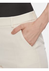 Weekend Max Mara Spodnie materiałowe Rana 2415131021 Écru Slim Fit. Materiał: syntetyk #4