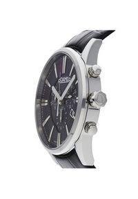 Roamer Zegarek Superior Chrono 508837 41 45 05 Czarny. Kolor: czarny