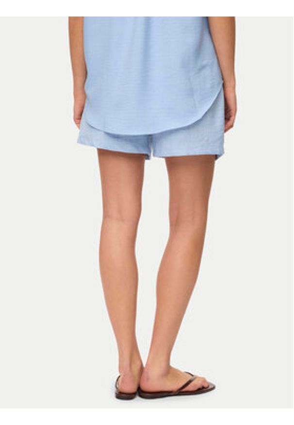 Vero Moda Szorty materiałowe Melaney 10325868 Niebieski Loose Fit. Kolor: niebieski. Materiał: syntetyk