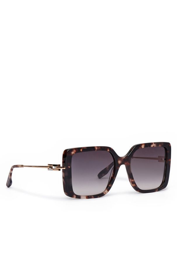 Trussardi Jeans - Trussardi Okulary przeciwsłoneczne TSW9057 Brązowy. Kolor: brązowy