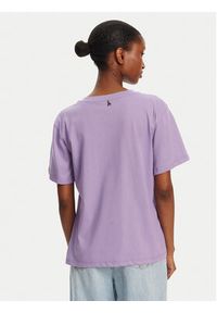Patrizia Pepe T-Shirt 2M4422/J274-M531 Fioletowy Regular Fit. Kolor: fioletowy. Materiał: bawełna #5