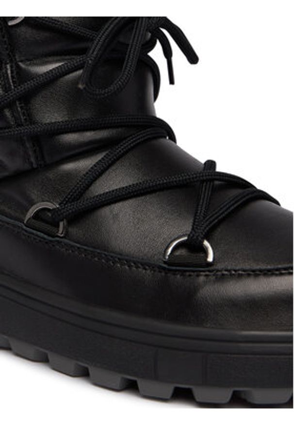 Bogner Śniegowce Chamonix S 11 C 22546723 Czarny. Kolor: czarny. Materiał: skóra