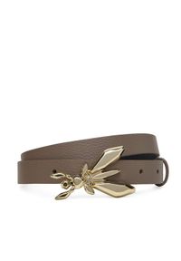 Patrizia Pepe Pasek Damski 8W0016/L001-B744 Brązowy. Kolor: brązowy. Materiał: skóra #1