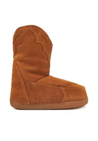 Inuikii Botki Cowboy Emboidery 1002.024.0031 Beżowy. Kolor: beżowy. Materiał: zamsz, skóra