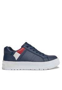 TOMMY HILFIGER - Sneakersy Tommy Hilfiger. Kolor: niebieski