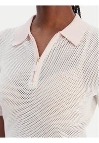 Guess Polo V6GR04 Z0725 Biały Regular Fit. Typ kołnierza: polo. Kolor: biały. Materiał: syntetyk #5