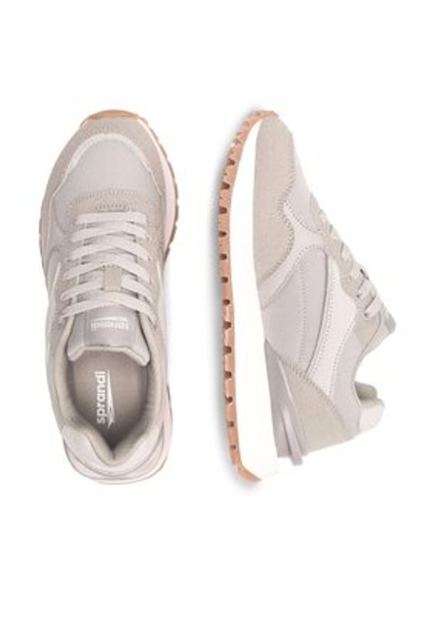 Sprandi Sneakersy RETRO STAR WP40-22744C Szary. Kolor: szary. Materiał: materiał