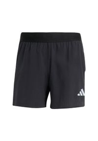 Adidas - Szorty Adi365 Running CLIMACOOL+. Kolor: czarny. Technologia: ClimaCool (Adidas). Sport: bieganie