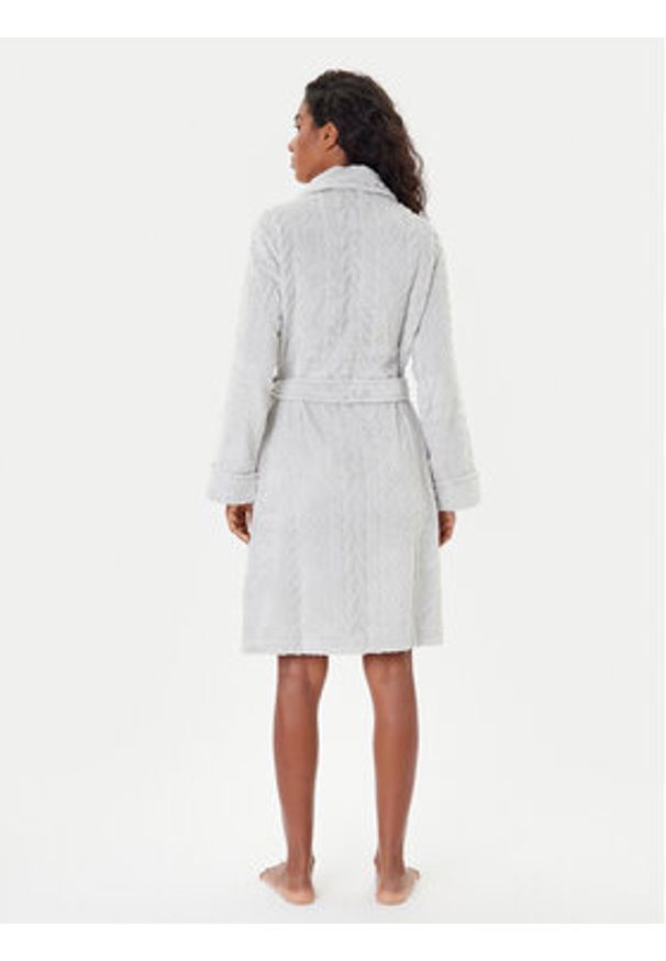 Lauren Ralph Lauren - LAUREN RALPH LAUREN Szlafrok ILN42455 Szary. Kolor: szary. Materiał: syntetyk