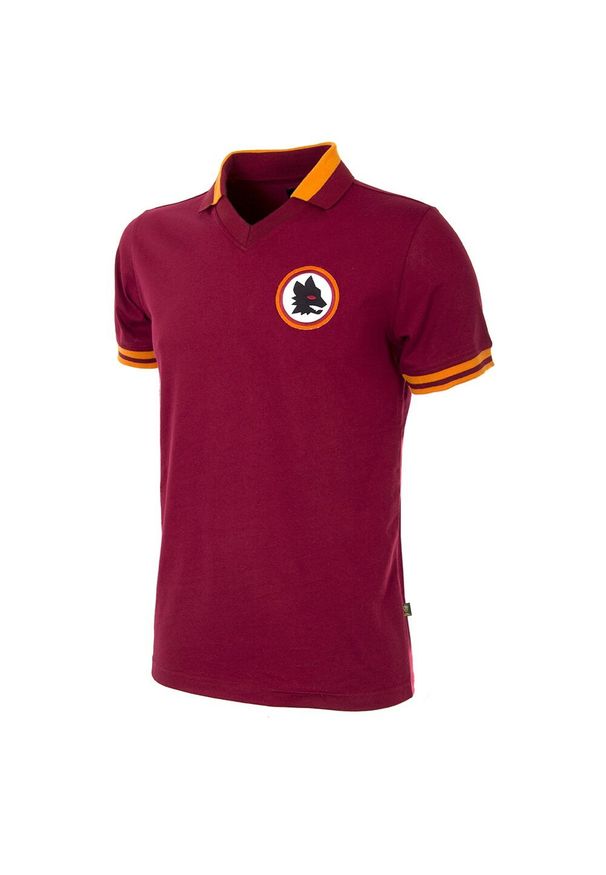 COPA FOOTBALL - Koszulka retro piłkarska dla dorosłych - AS Roma 1978-79 - Czerwona. Kolor: czerwony. Sezon: lato. Sport: piłka nożna