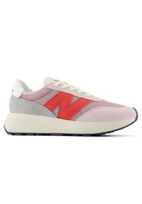 Buty unisex New Balance U370DB – różowe. Kolor: różowy. Materiał: skóra, zamsz. Szerokość cholewki: normalna. Sezon: lato #1