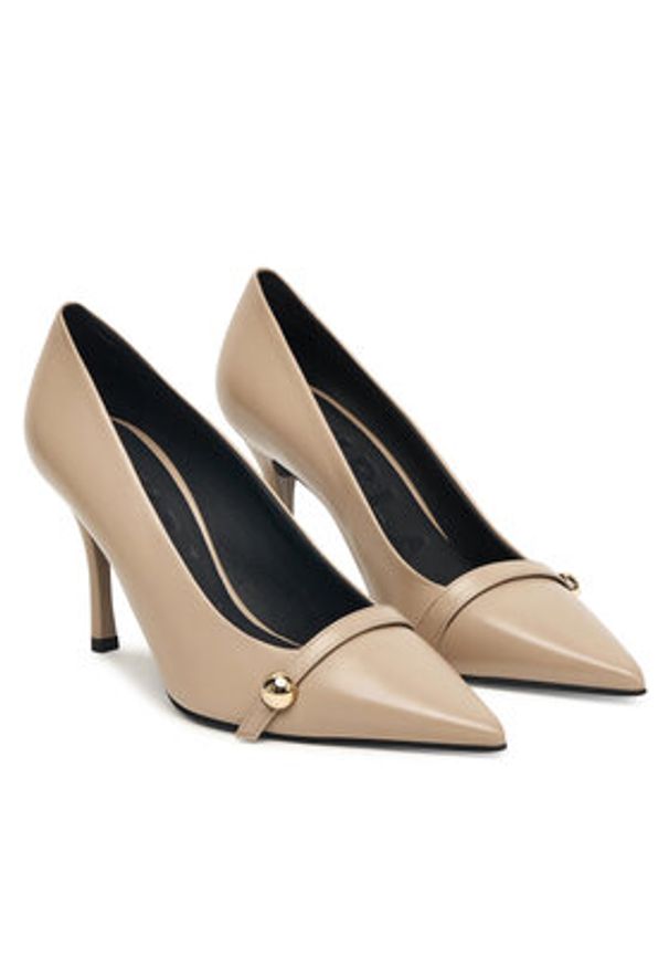 Furla Szpilki YJ61SFE BX4188 IT TAU00 1007 Brązowy. Kolor: brązowy. Materiał: skóra. Obcas: na szpilce