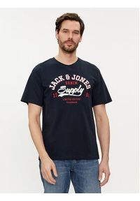 Jack & Jones - Jack&Jones Komplet 5 t-shirtów Logo 12257007 Kolorowy Standard Fit. Materiał: bawełna. Wzór: kolorowy #3