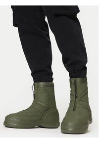 Moon Boot Śniegowce Luna Zip Boot 80D2480010 Khaki. Kolor: brązowy. Materiał: materiał #2