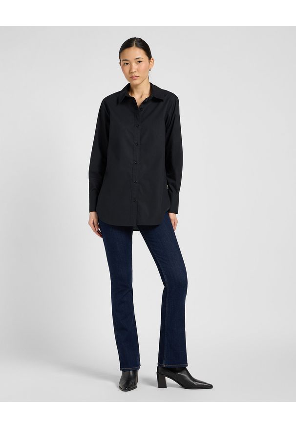 Lee - DAMSKA KOSZULA LEE CLASSIC SHIRT UNIONALL BLACK 112370961