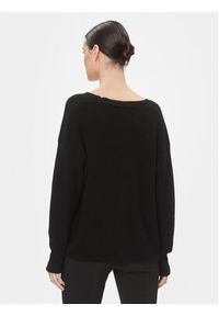 Kontatto Kardigan 3M1216 Czarny Relaxed Fit. Kolor: czarny. Materiał: syntetyk #3