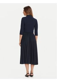 TOMMY HILFIGER - Tommy Hilfiger Sukienka codzienna WW0WW46138 Granatowy Slim Fit. Okazja: na co dzień. Kolor: niebieski. Materiał: wiskoza. Typ sukienki: proste. Styl: casual