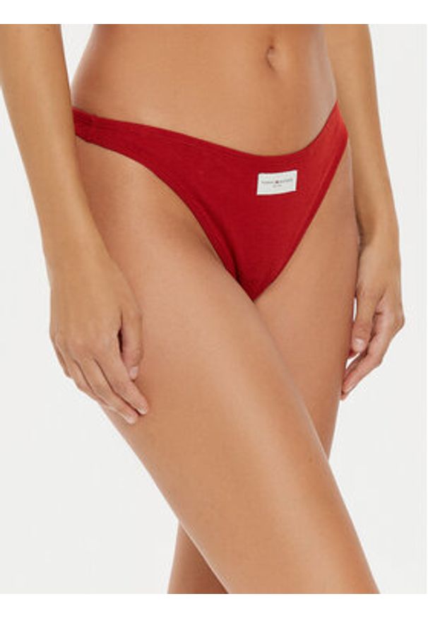 TOMMY HILFIGER - Tommy Hilfiger Komplet 3 par stringów UW0UW05189 Kolorowy. Materiał: syntetyk. Wzór: kolorowy