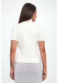 Twinset Milano - Sweter damski z krótkim rękawem TWINSET. Długość rękawa: krótki rękaw. Długość: krótkie #5