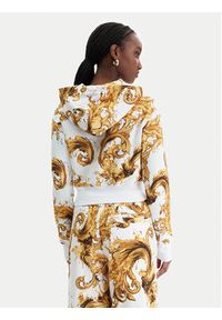 Versace Jeans Couture Bluza 80HAI313 FS196 Biały Regular Fit. Typ kołnierza: kołnierzyk włoski. Kolor: biały. Materiał: bawełna #4