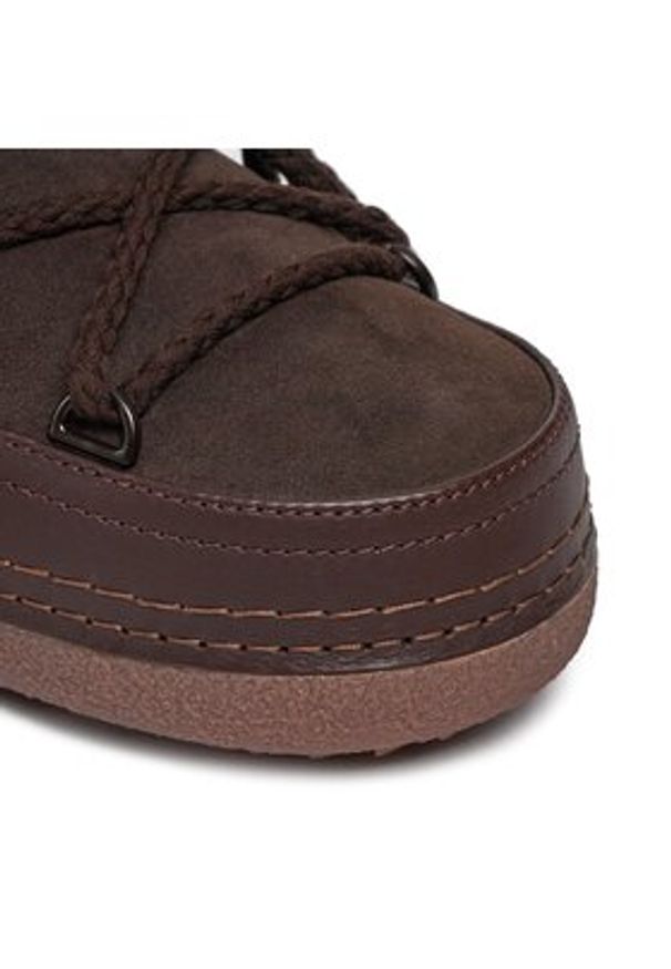 Inuikii Śniegowce Classic 75101-007 Brązowy. Kolor: brązowy. Materiał: zamsz, skóra