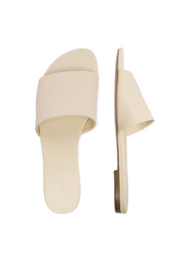 Gino Rossi - GINO ROSSI Klapki C-124866 Écru. Kolor: kremowy. Materiał: skóra