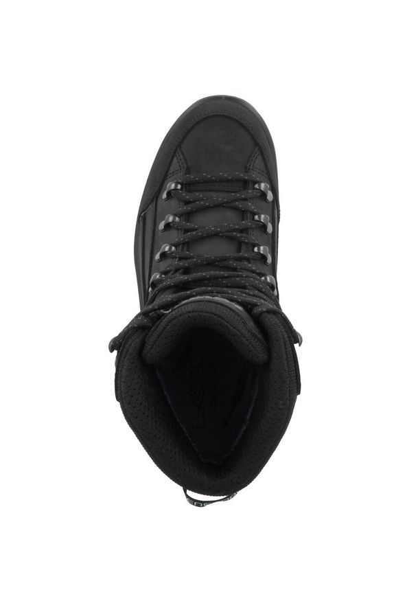 Buty trekkingowe damskie Lowa Renegade Gtx Mid. Wysokość cholewki: za kostkę. Zapięcie: sznurówki. Kolor: wielokolorowy, czarny. Materiał: tkanina, materiał, skóra, syntetyk. Szerokość cholewki: normalna