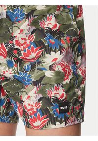 BOSS Szorty kąpielowe Piranha 50508844 Zielony ciemny Regular Fit. Kolor: zielony. Materiał: syntetyk #2