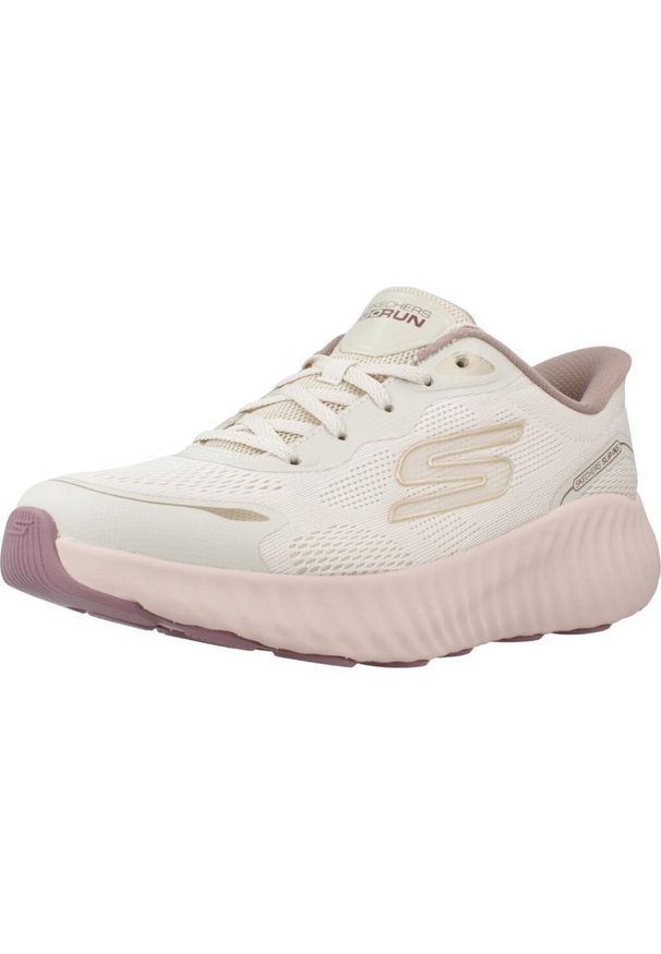 skechers - Buty SKECHERS GO RUN NOW REGENT Beżowy. Kolor: beżowy. Materiał: tkanina, syntetyk. Sport: bieganie