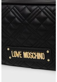 Love Moschino - Torebka. Kolor: czarny. Materiał: pikowane. Rodzaj torebki: na ramię #5