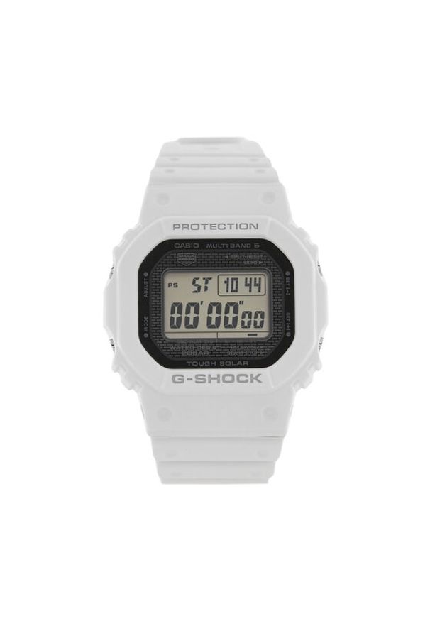 G-Shock Zegarek GW-5000HS-7ER Biały. Kolor: biały. Materiał: syntetyk