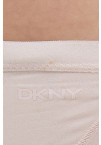 DKNY - Dkny stringi kolor różowy. Kolor: różowy