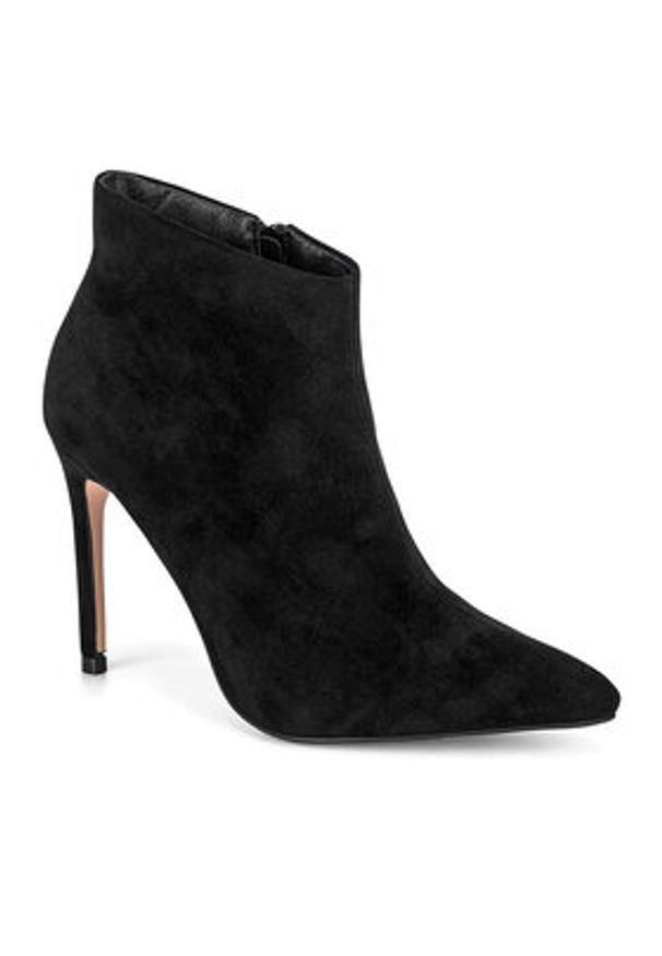 DeeZee Botki WYL3588-9 Czarny. Kolor: czarny. Materiał: materiał