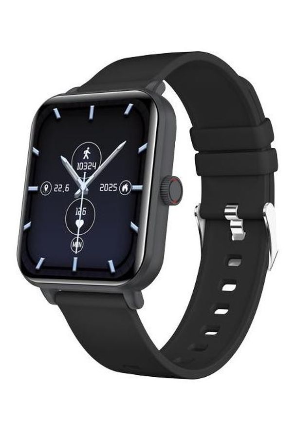 MYPHONE - myPhone Watch Classic 2 czarny. Rodzaj zegarka: smartwatch. Kolor: czarny. Materiał: koronka. Styl: sportowy, casual, klasyczny, elegancki