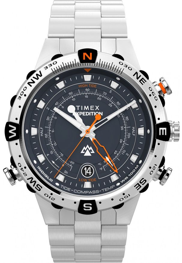 Zegarek męski Timex TW2Y12900 srebrny. Kolor: srebrny
