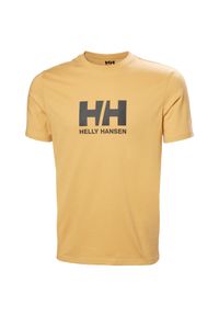 Koszulka Helly Hansen Logo 3.0. Kolor: beżowy, wielokolorowy, żółty #1