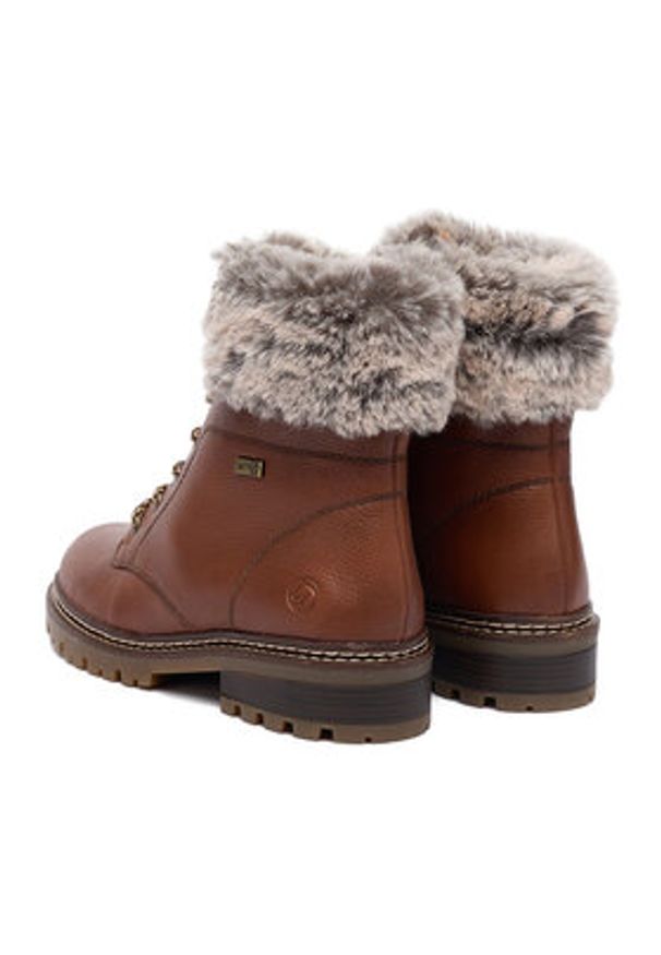 Remonte Trzewiki CEO-D0B74-24 Brązowy. Kolor: brązowy. Materiał: skóra