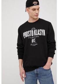 Prosto. - Prosto bluza KNOCKOUT męska kolor czarny z nadrukiem. Okazja: na co dzień. Kolor: czarny. Wzór: nadruk. Styl: casual #3