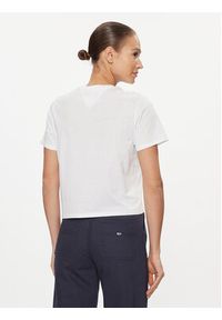 Tommy Jeans T-Shirt Lux Ath DW0DW16835 Biały Classic Fit. Kolor: biały. Materiał: bawełna #5