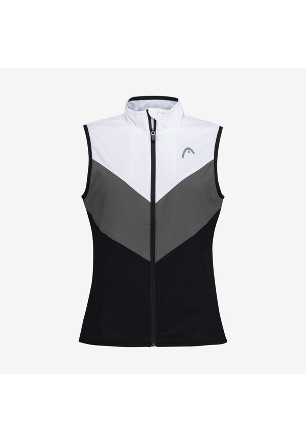 Head - Kamizelka damska Club 22. Kolor: czarny. Materiał: syntetyk. Długość rękawa: bez rękawów