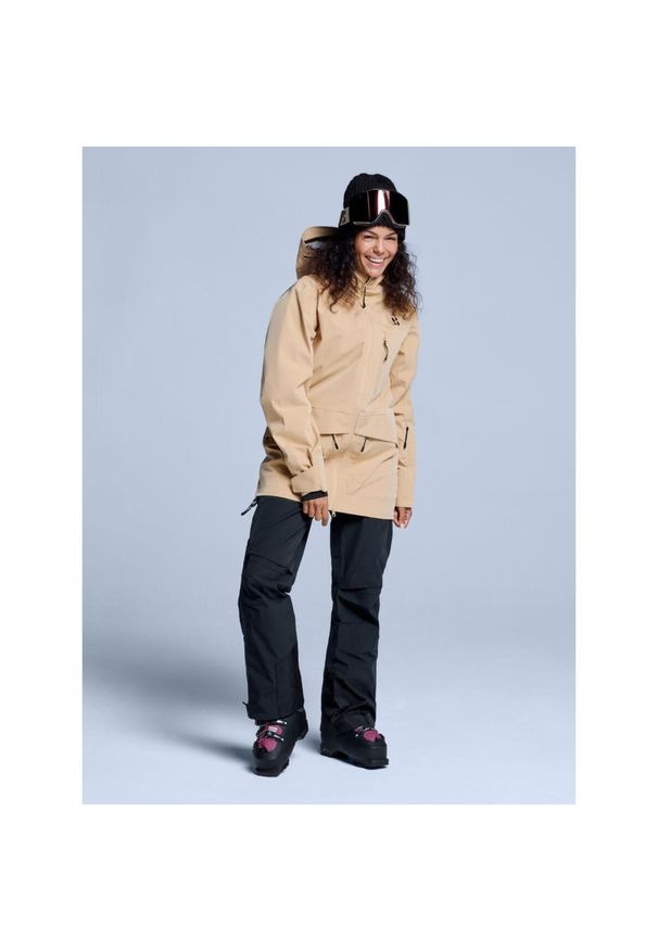 POEDERBAAS - Spodnie narciarskie - Damskie - Hardshell - Freeride 3L - czarne. Kolor: czarny. Materiał: poliester. Sezon: zima. Sport: narciarstwo