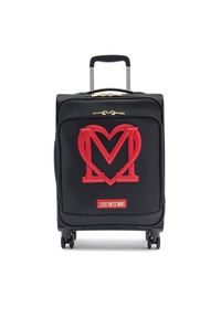 Love Moschino - LOVE MOSCHINO Walizka kabinowa JC5101PP0IKX000B Czarny. Kolor: czarny. Materiał: materiał, nylon #1