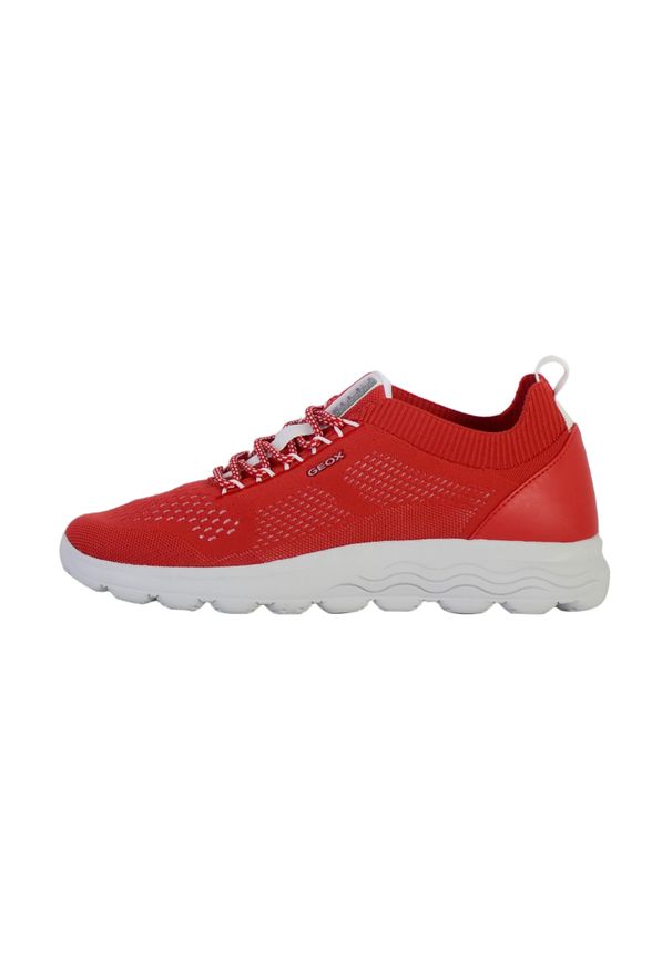 Tenisówki Geox Model D Spherica Kolor Czerwony. Kolor: czerwony. Materiał: tkanina