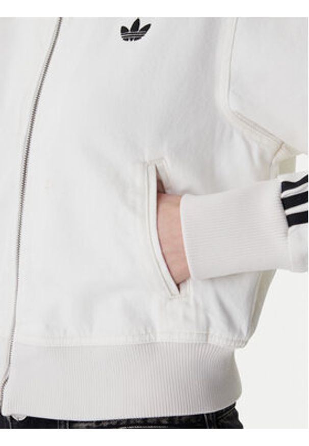 Adidas - adidas Bluza Firebird KD2892 Beżowy Regular Fit. Kolor: beżowy. Materiał: bawełna