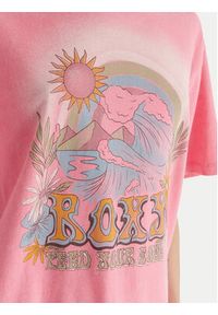 Roxy T-Shirt Sunnyoversize Optic Wash ERJZT06022 Różowy Oversize. Kolor: różowy. Materiał: bawełna #2