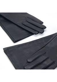 Wittchen - Damskie rękawiczki ze skóry długie. Kolor: czarny. Materiał: skóra. Styl: elegancki, wizytowy #2