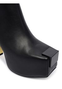 United Nude Botki Cubist Bootie 109430116 Czarny. Kolor: czarny. Materiał: skóra #6