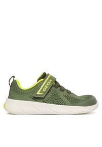 Sneakersy Geox. Kolor: zielony. Sport: bieganie #1