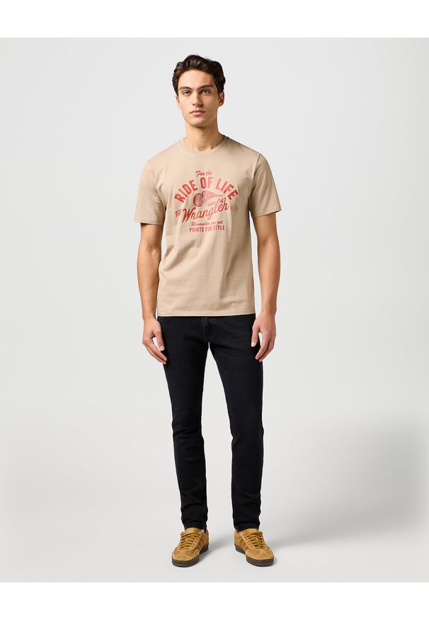 Wrangler - WRANGLER MĘSKIE SPODNIE JEANSOWE WRANGLER BRYSON JETSTORM NOIR 112362429