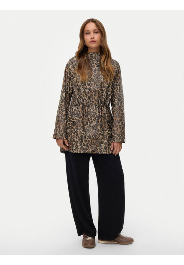 Vero Moda Kurtka przeciwdeszczowa Malou 10330969 Brązowy Regular Fit. Kolor: brązowy. Materiał: syntetyk